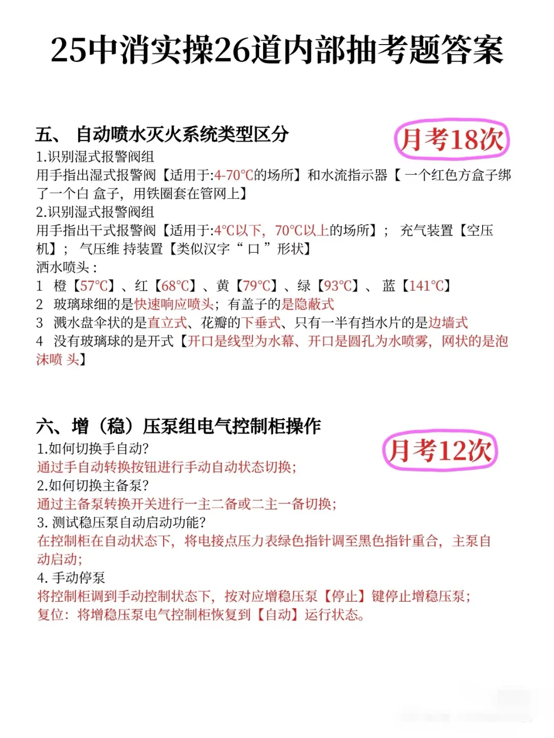 消操线下实操3天搞定，就这6页往死里背！