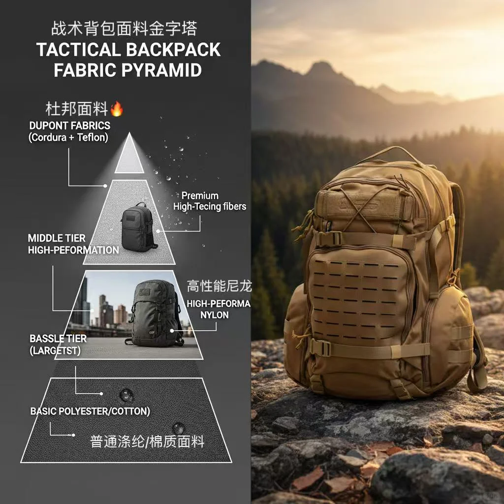 背包选购干货|3 分钟看懂战术背包面料