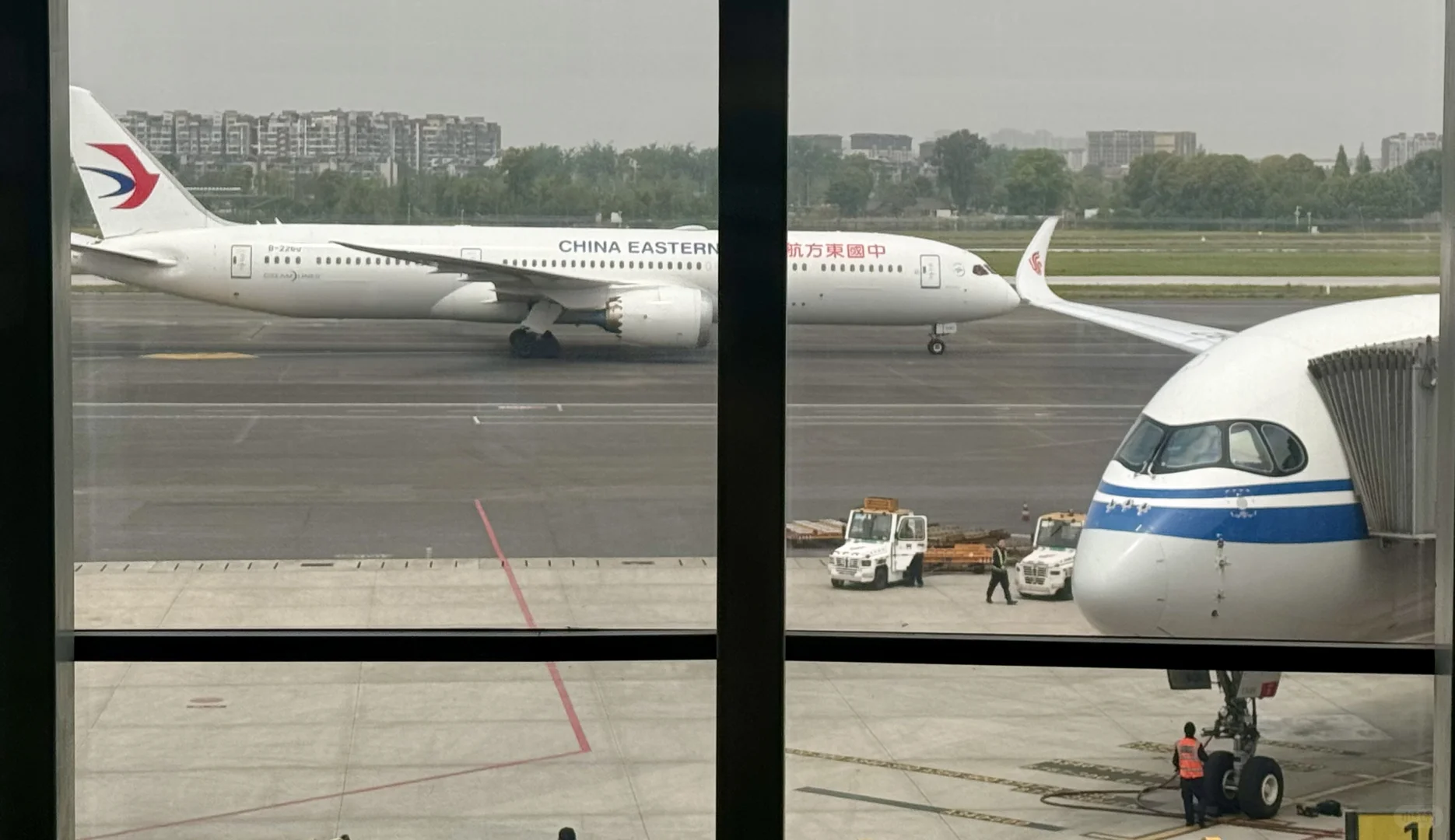 国航宽体打卡第一程：A350