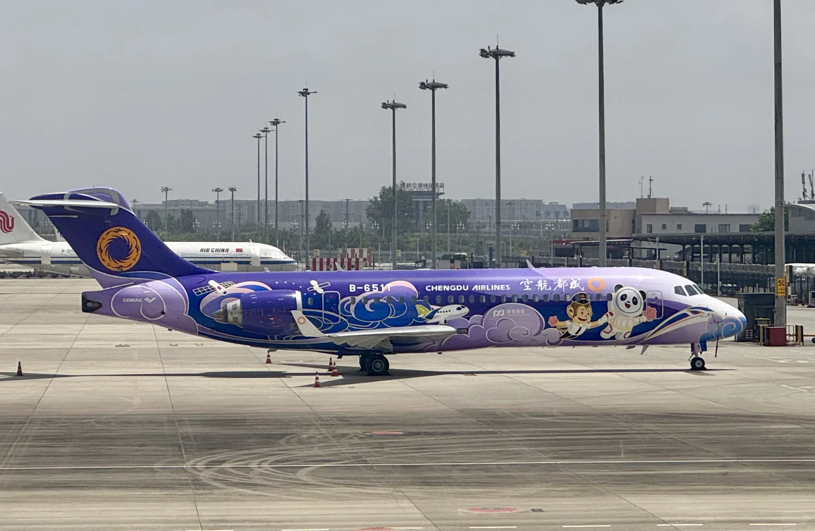 国航宽体打卡第一程：A350