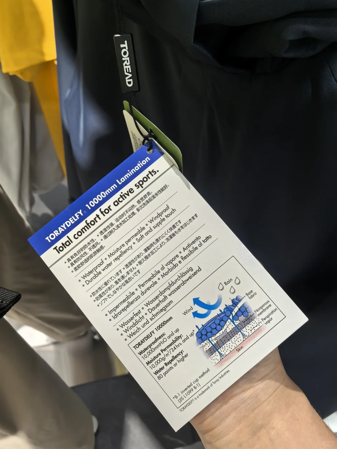 户外面料小知识