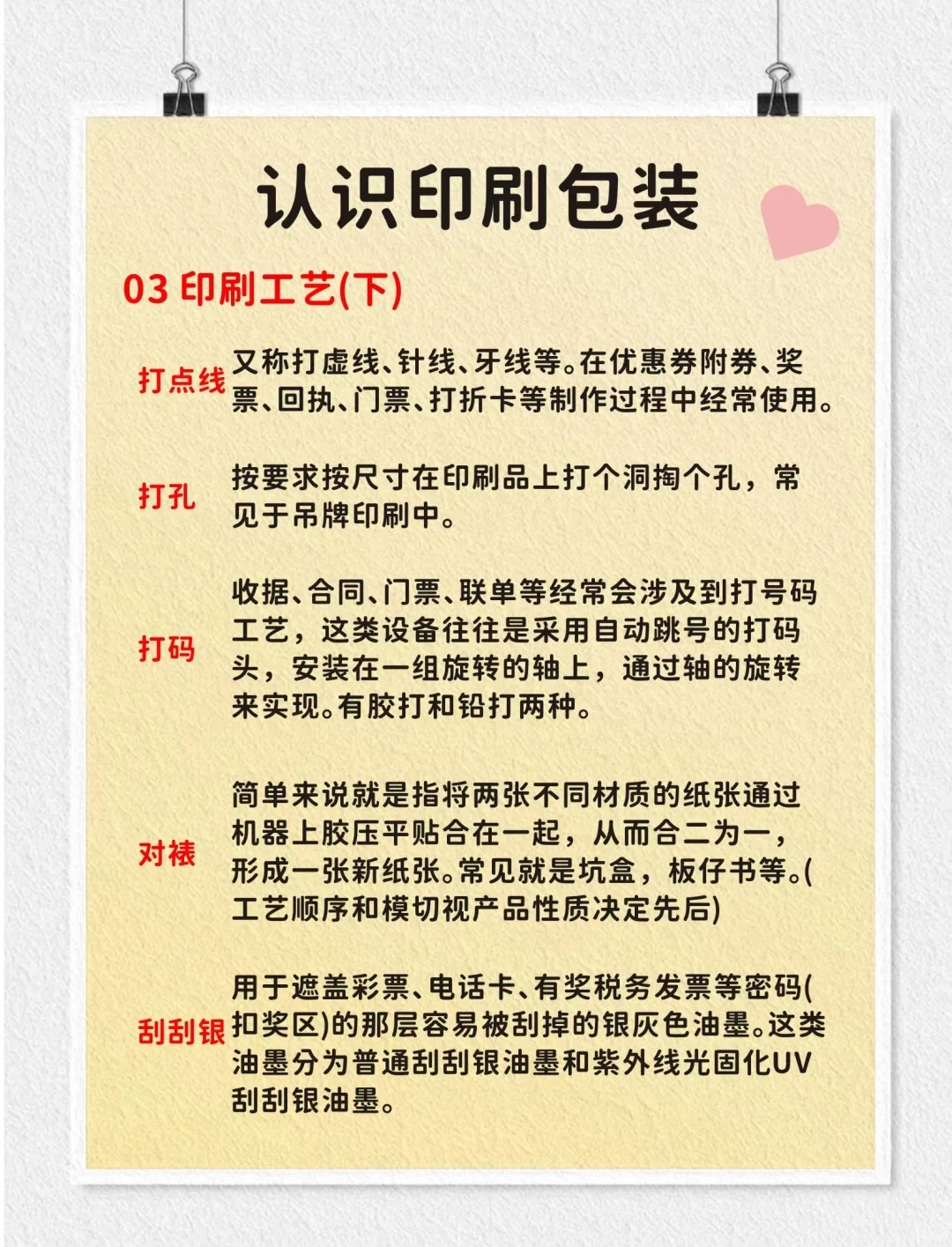 印刷工艺的基本流程都有那些