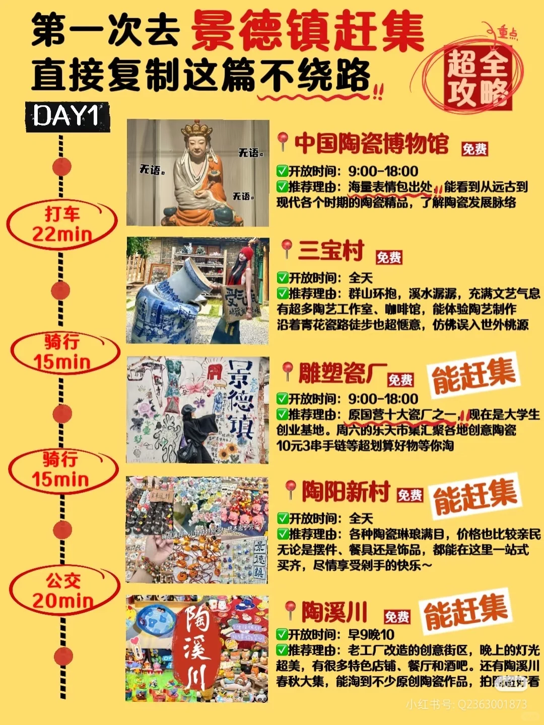 深圳出发！周末两天景德镇火车特种兵