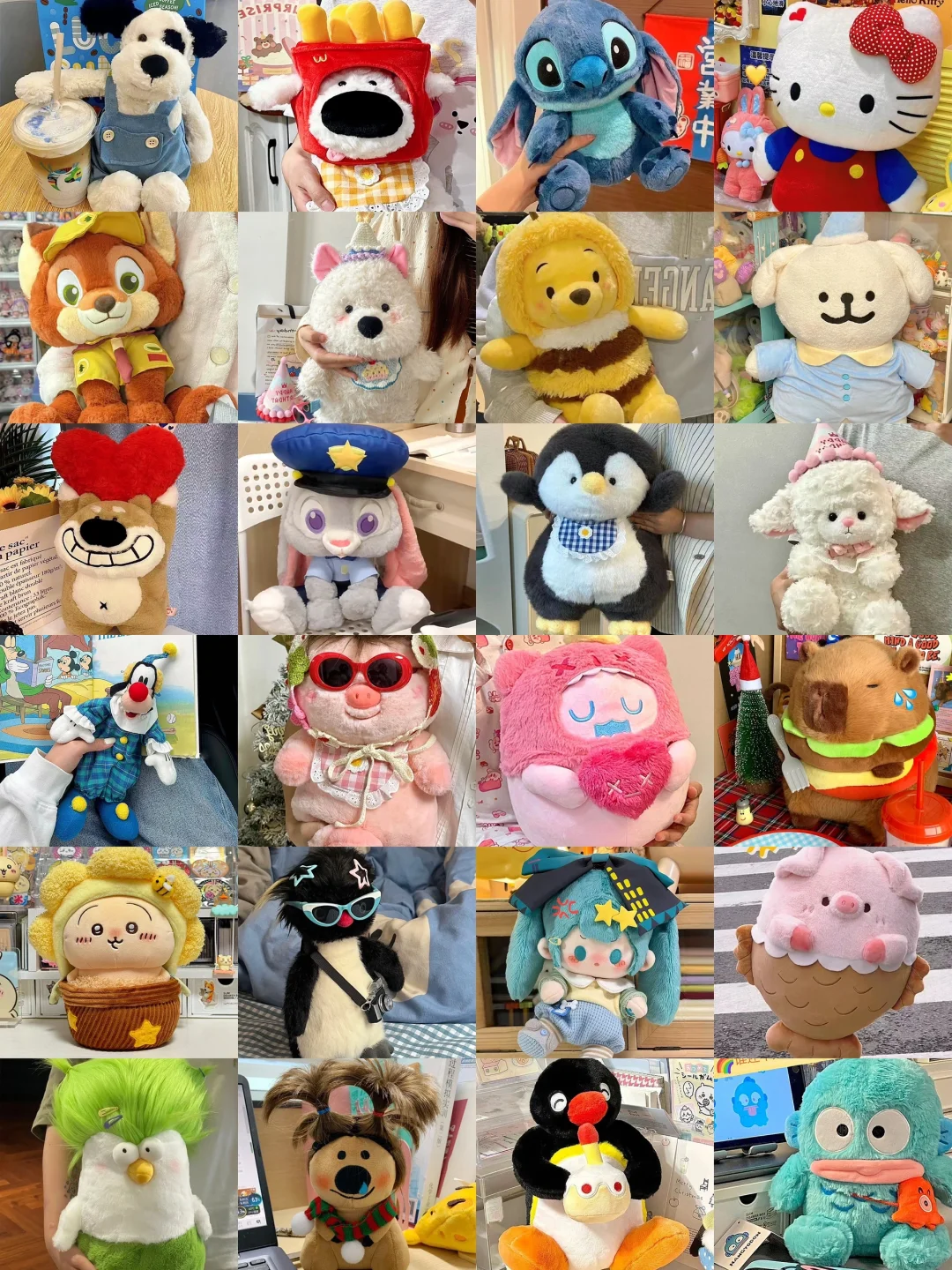 可爱软fufu毛绒公仔合集！幸福感爆棚??