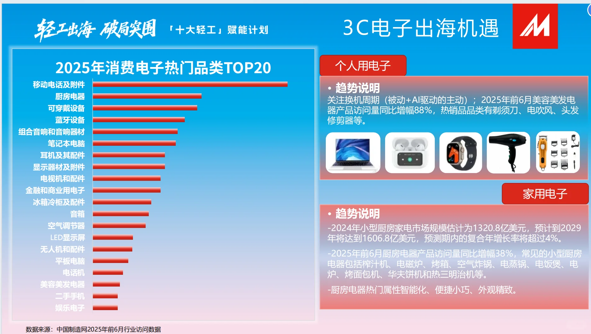 （一）【MIC】2025年消费电子热门品类Top20