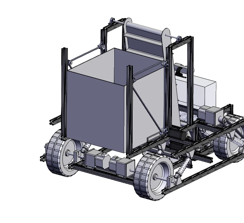 全自动沙滩垃圾清理小车