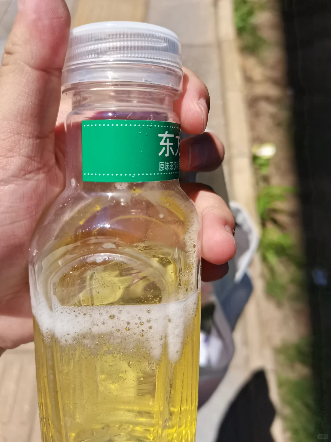 不是，这东方树叶晃动了下我不敢喝了