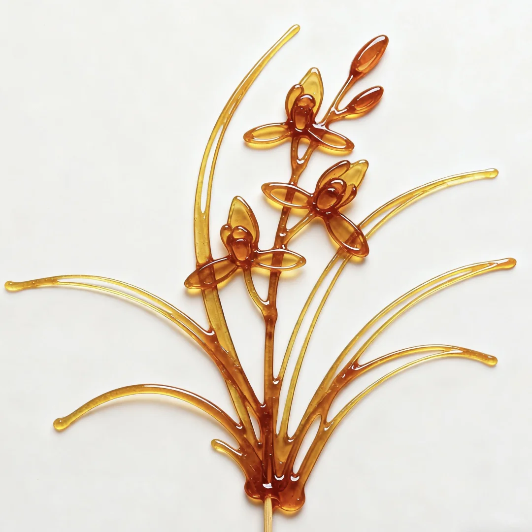 糖画师傅手一抖，开出花了！