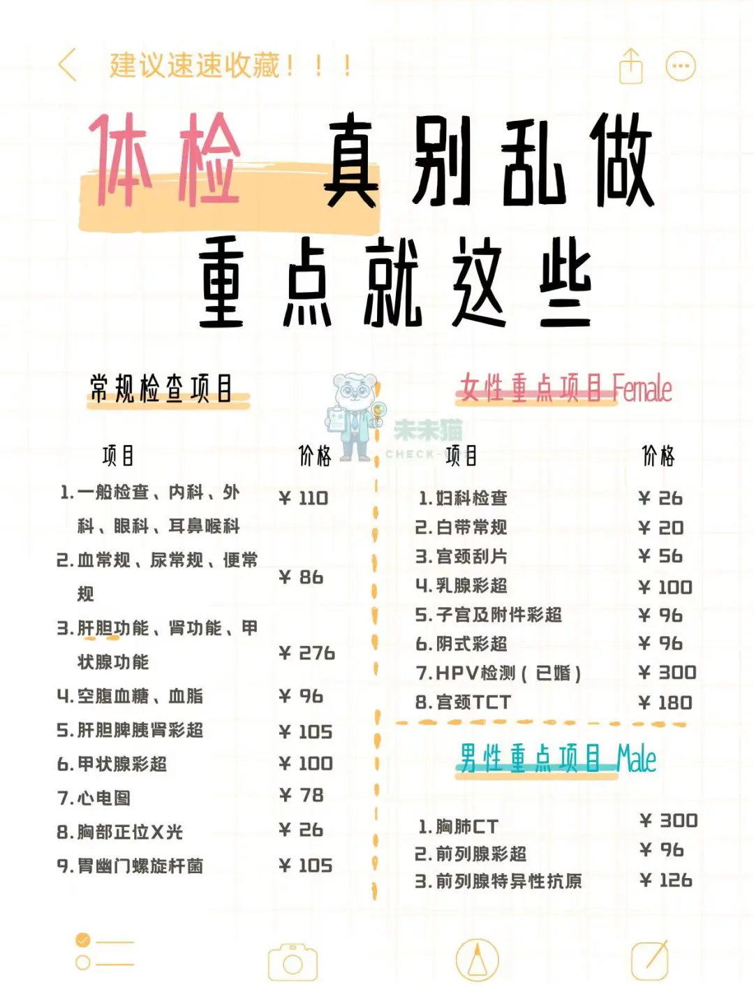 花339做了别人2000多的体检套餐，太值了！