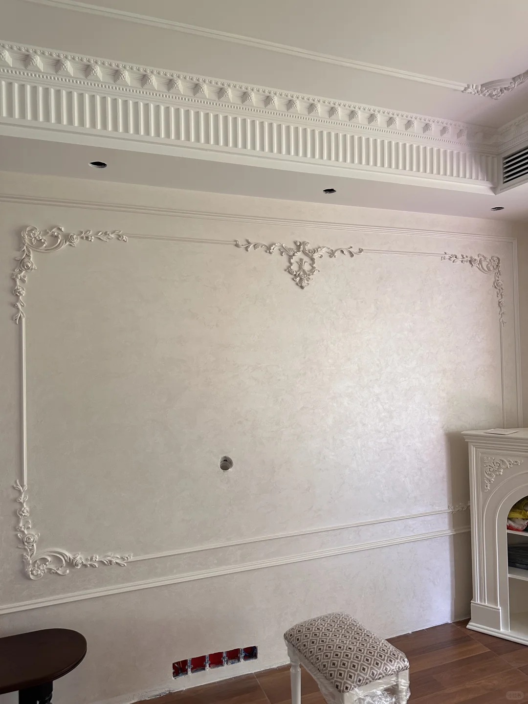 被几万人看过的艺术漆来了～我家的法式墙面！