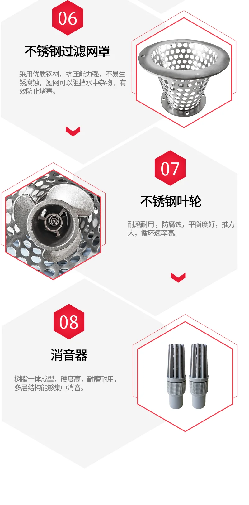 推流曝气机 大推力曝气机活动型易安装