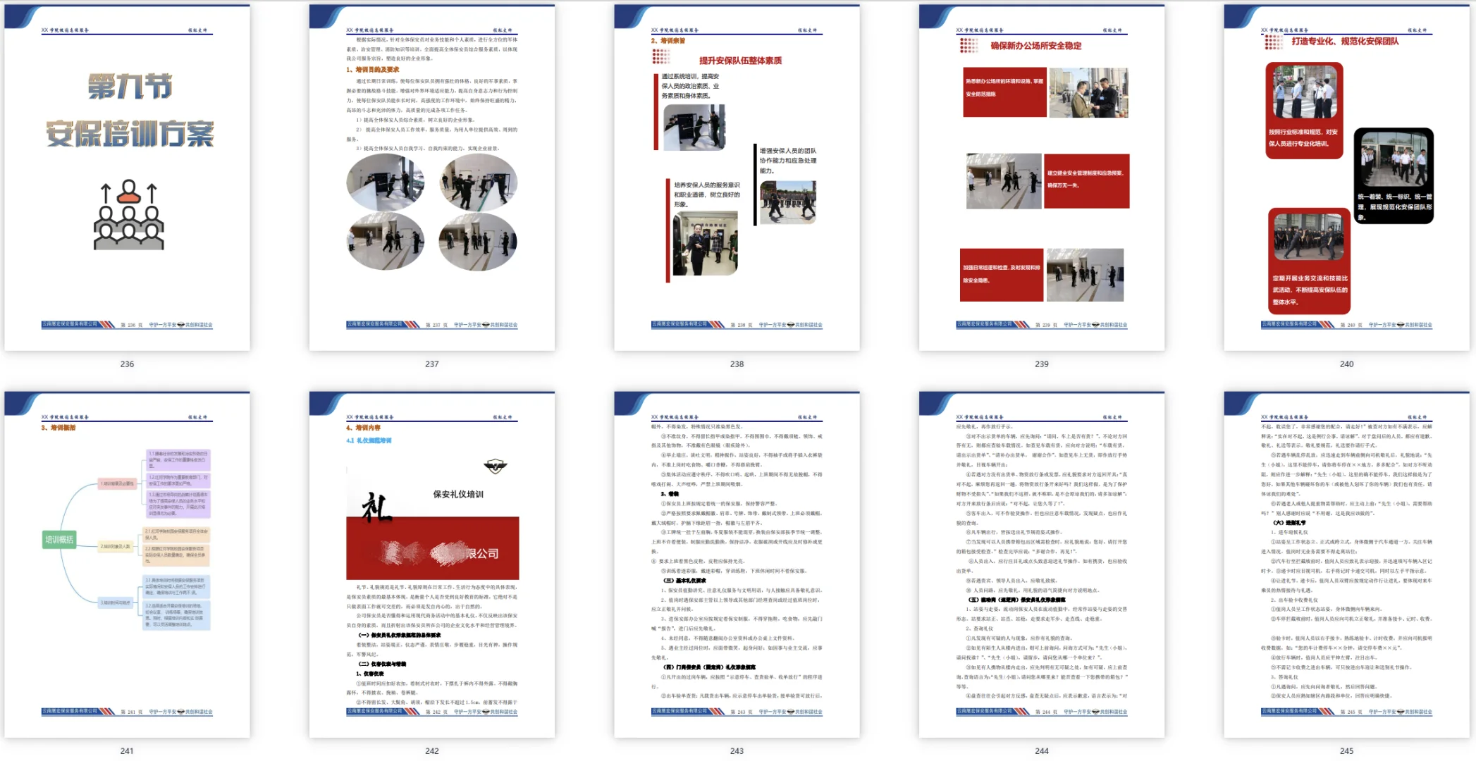 卷死了，一口气写了安保服务技术标1000页
