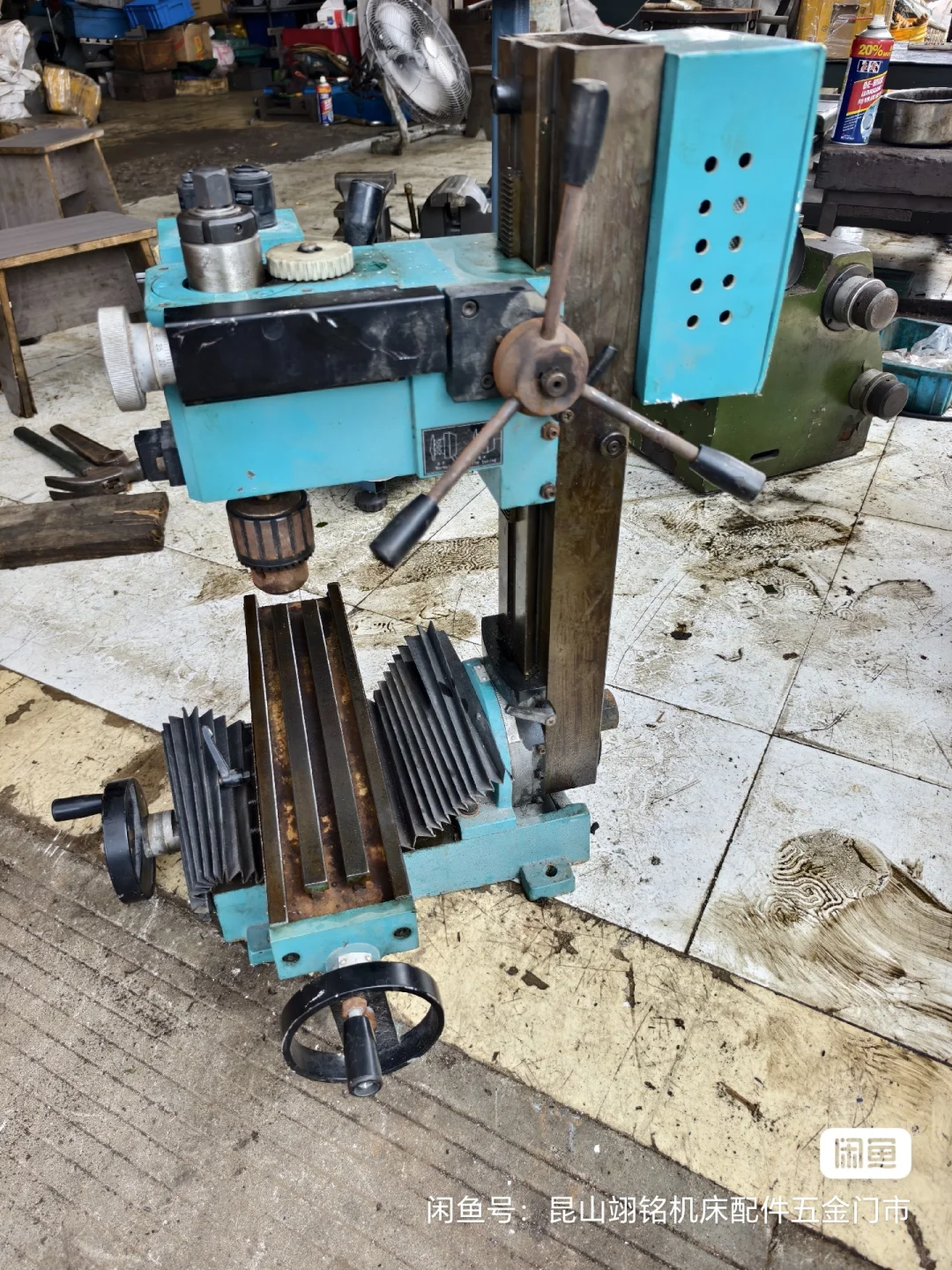 一台废旧铣床的新生