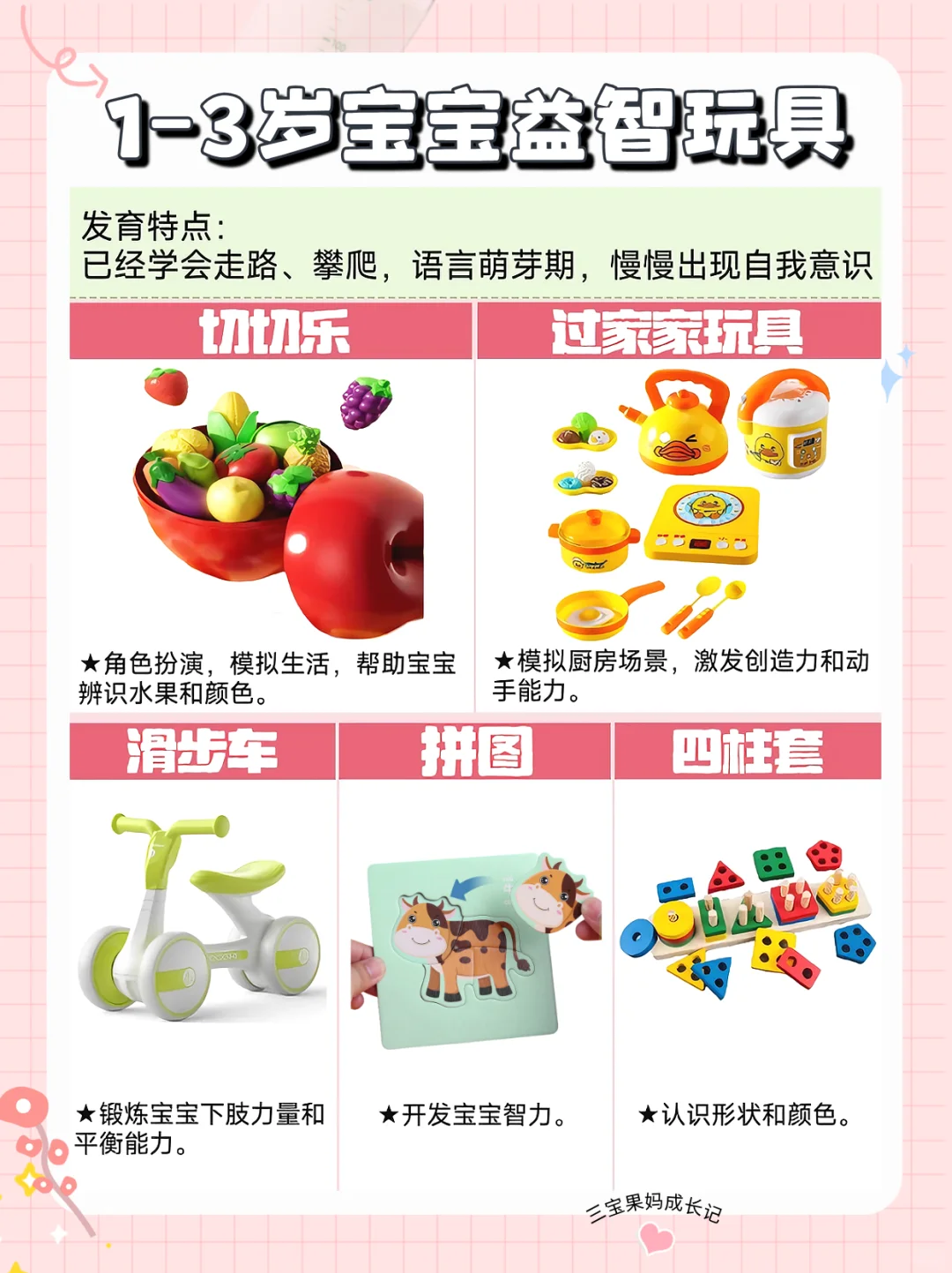 宝妈收藏！0-6 岁宝宝玩具选品心得?避坑