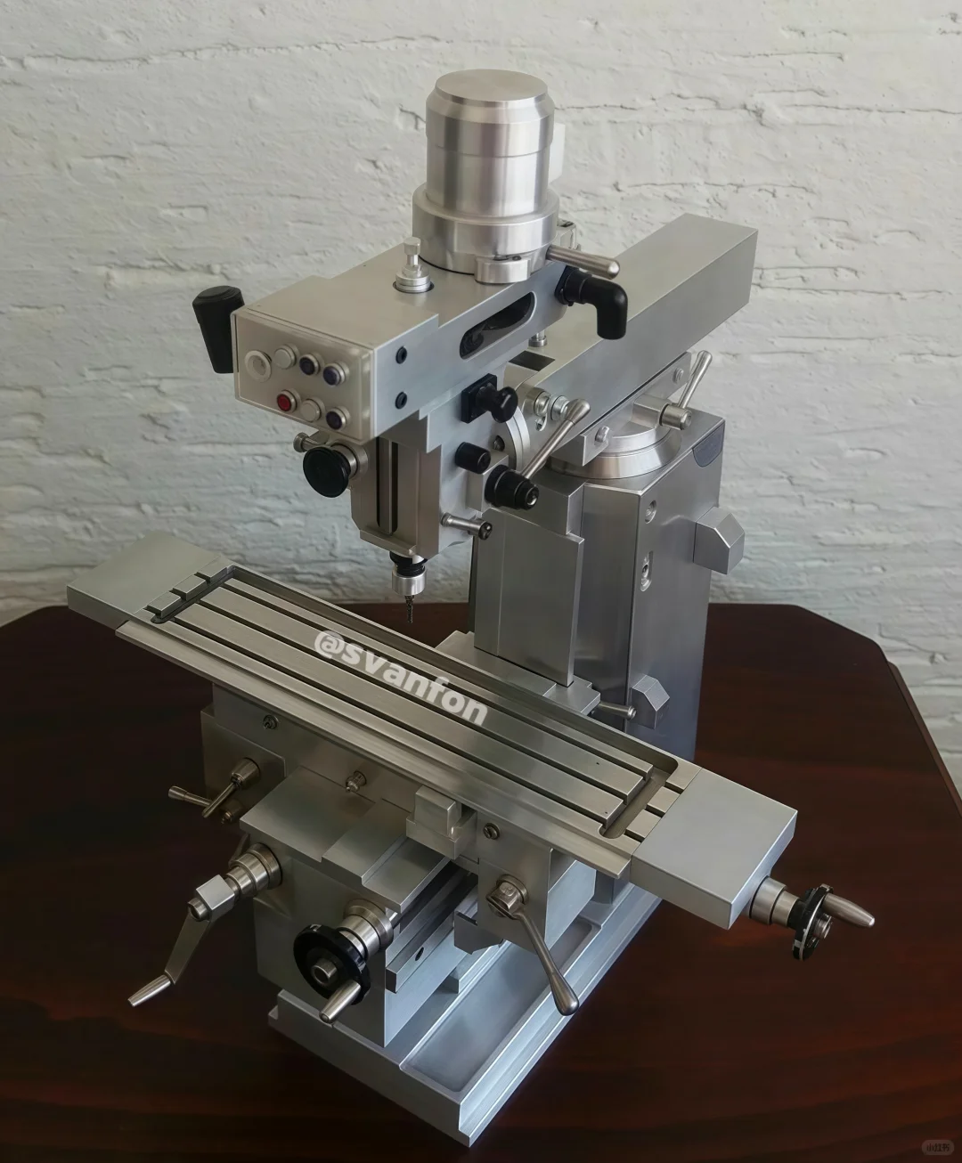 迷你铣床模型 微缩铣床 可动机械模型