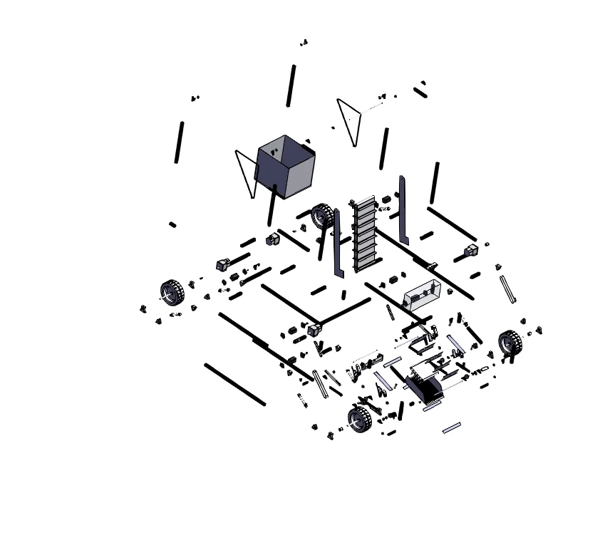 全自动沙滩垃圾清理小车