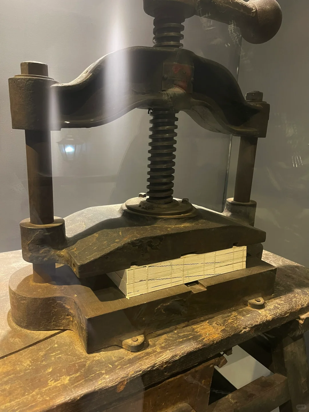 参观印刷厂，也是博物馆，在上海青浦