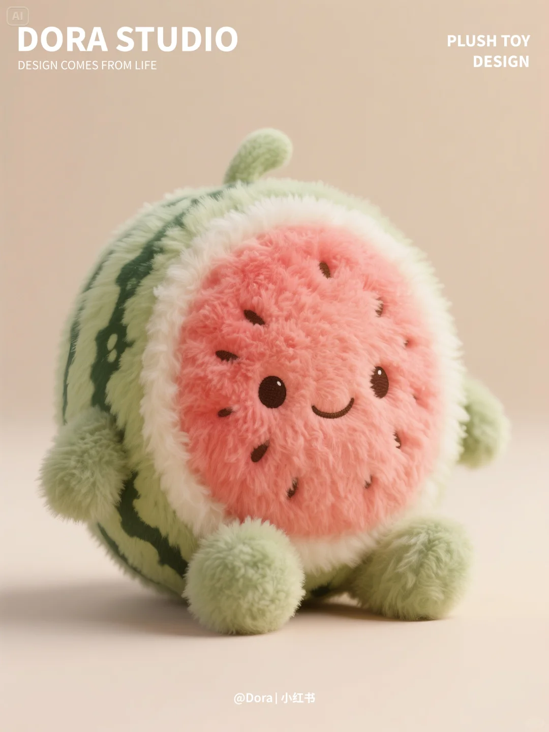 毛绒玩偶设计 | 西瓜玩偶