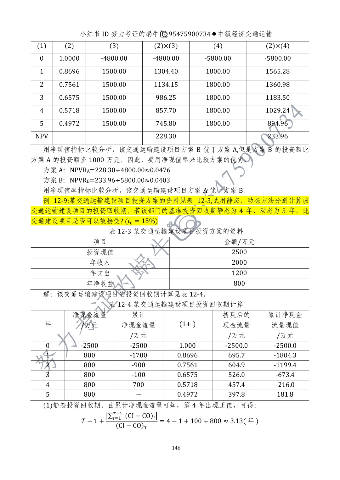 中级经济师交通运输第十一章运输业投融资