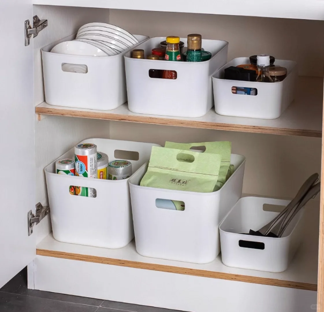 白色收纳盒是魔法吧❗️乱糟糟的家秒变ins风