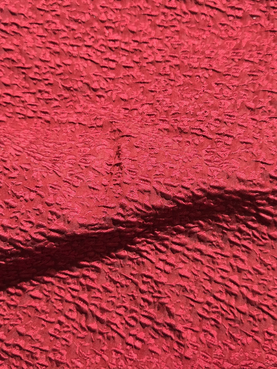 ?小众面料分享：褶皱浮雕提花