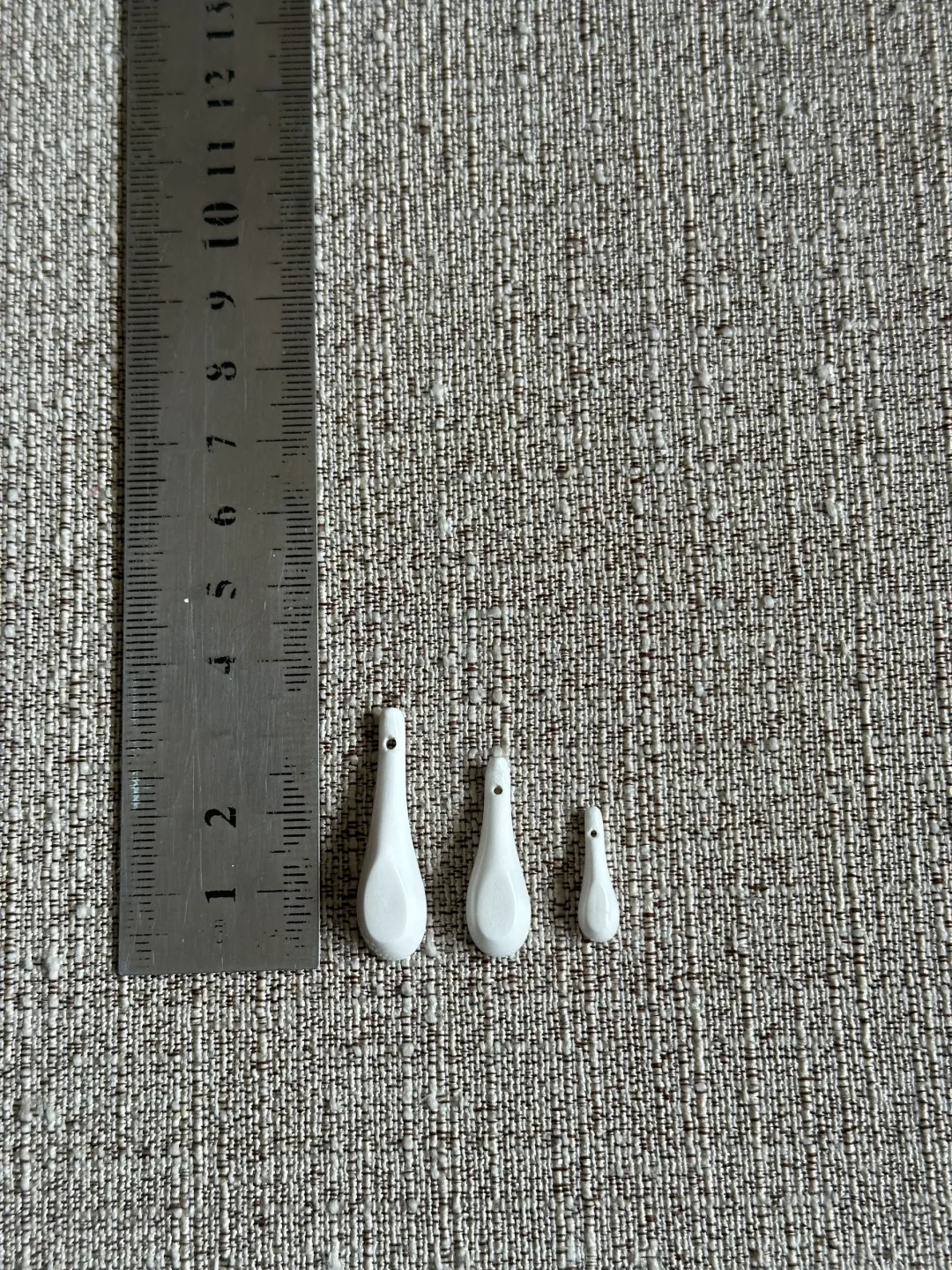 【微缩】陶瓷小勺 3尺寸1.6cm 2.5cm3.1cm
