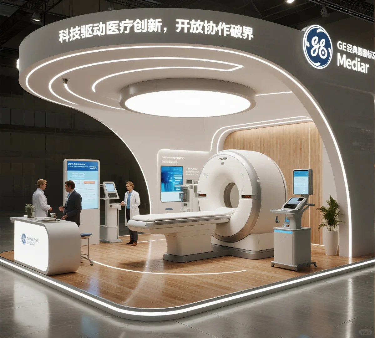 被GE医疗展台狠狠拿捏了！