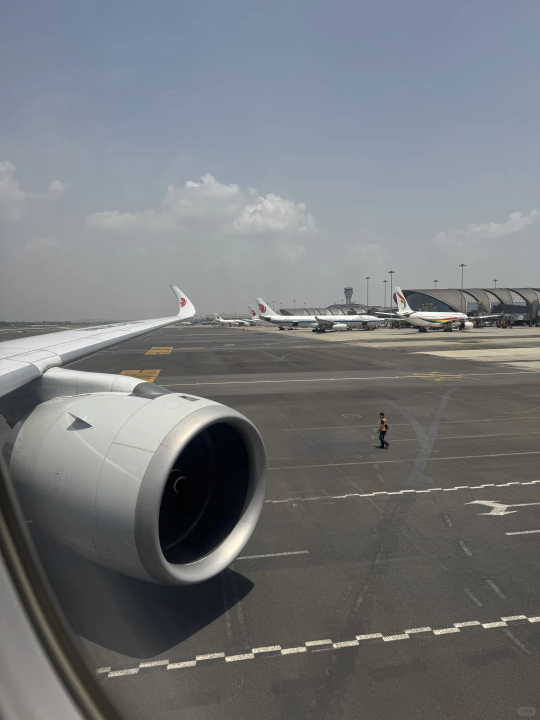 国航宽体打卡第一程：A350