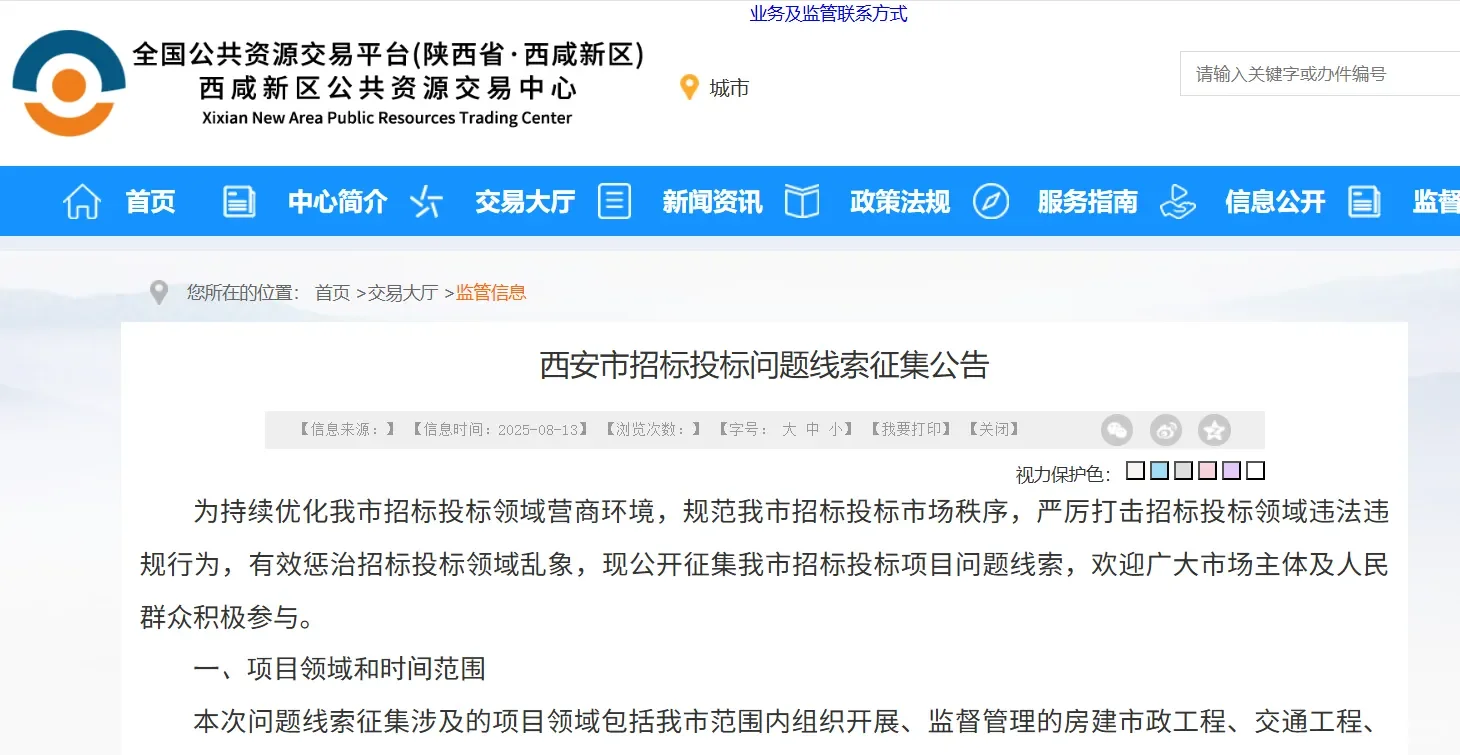 ?惩治乱象，整顿市场，招投标倒查13年