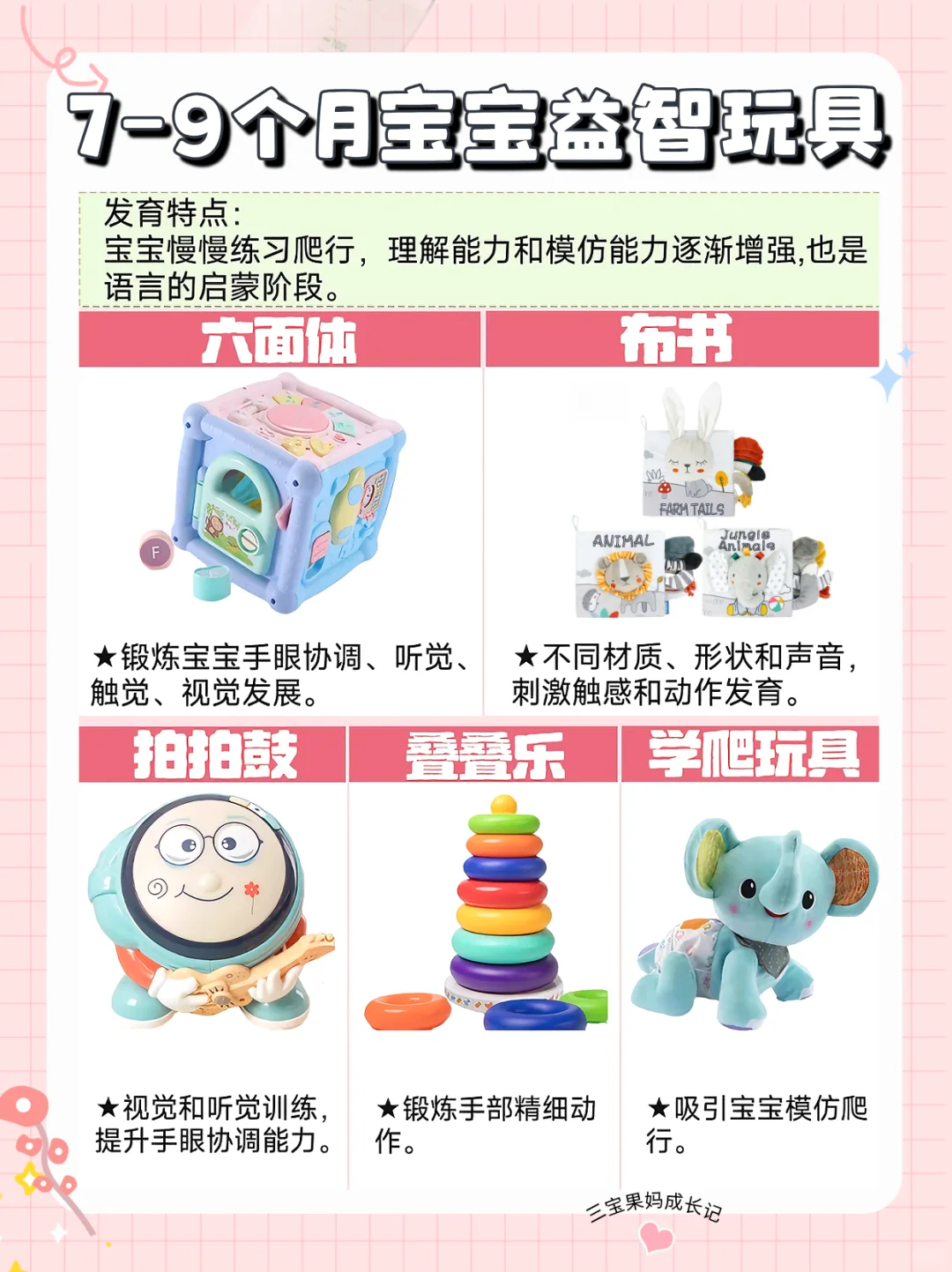宝妈收藏！0-6 岁宝宝玩具选品心得?避坑