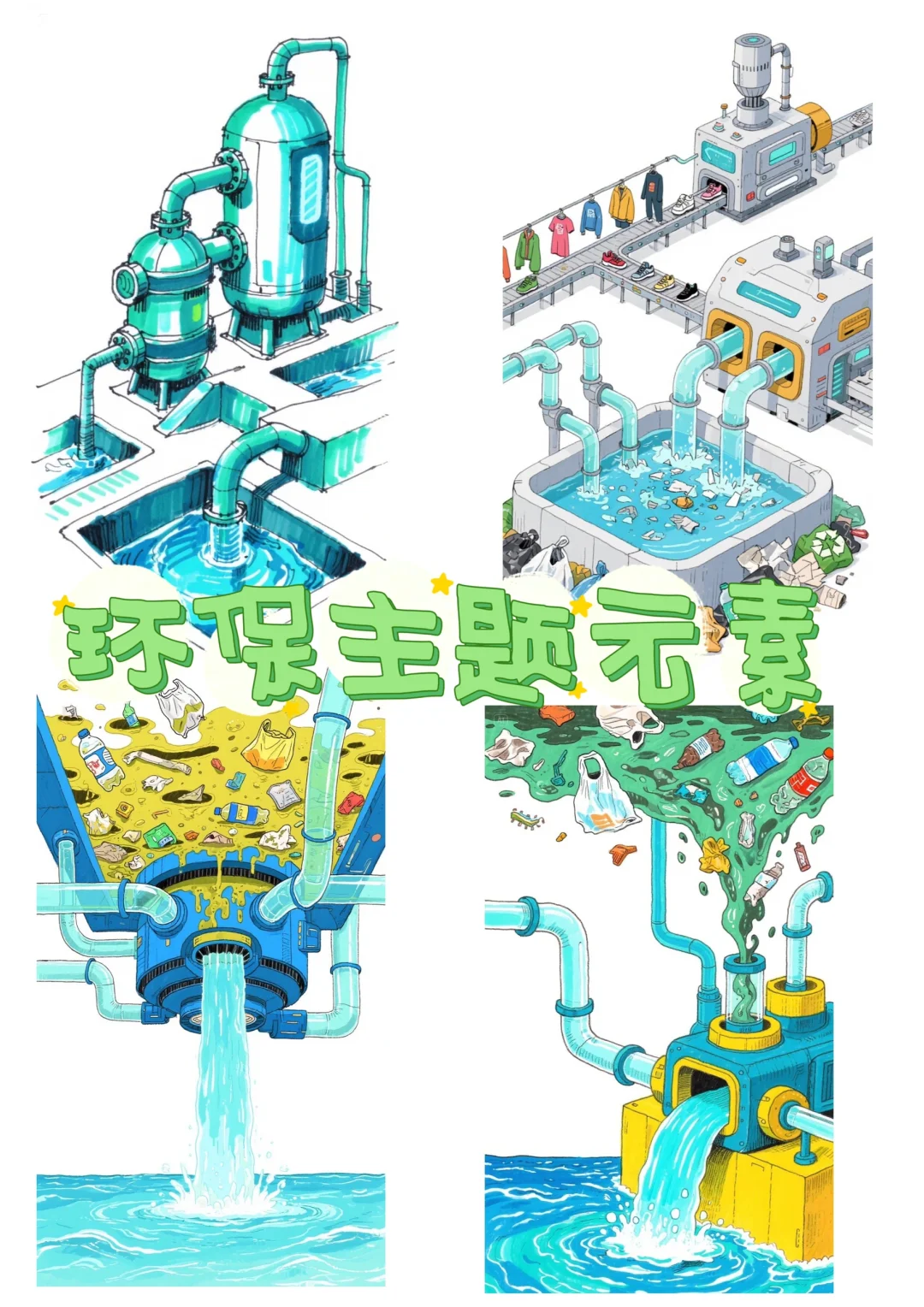 上海环保主题绘画比赛怎么画？