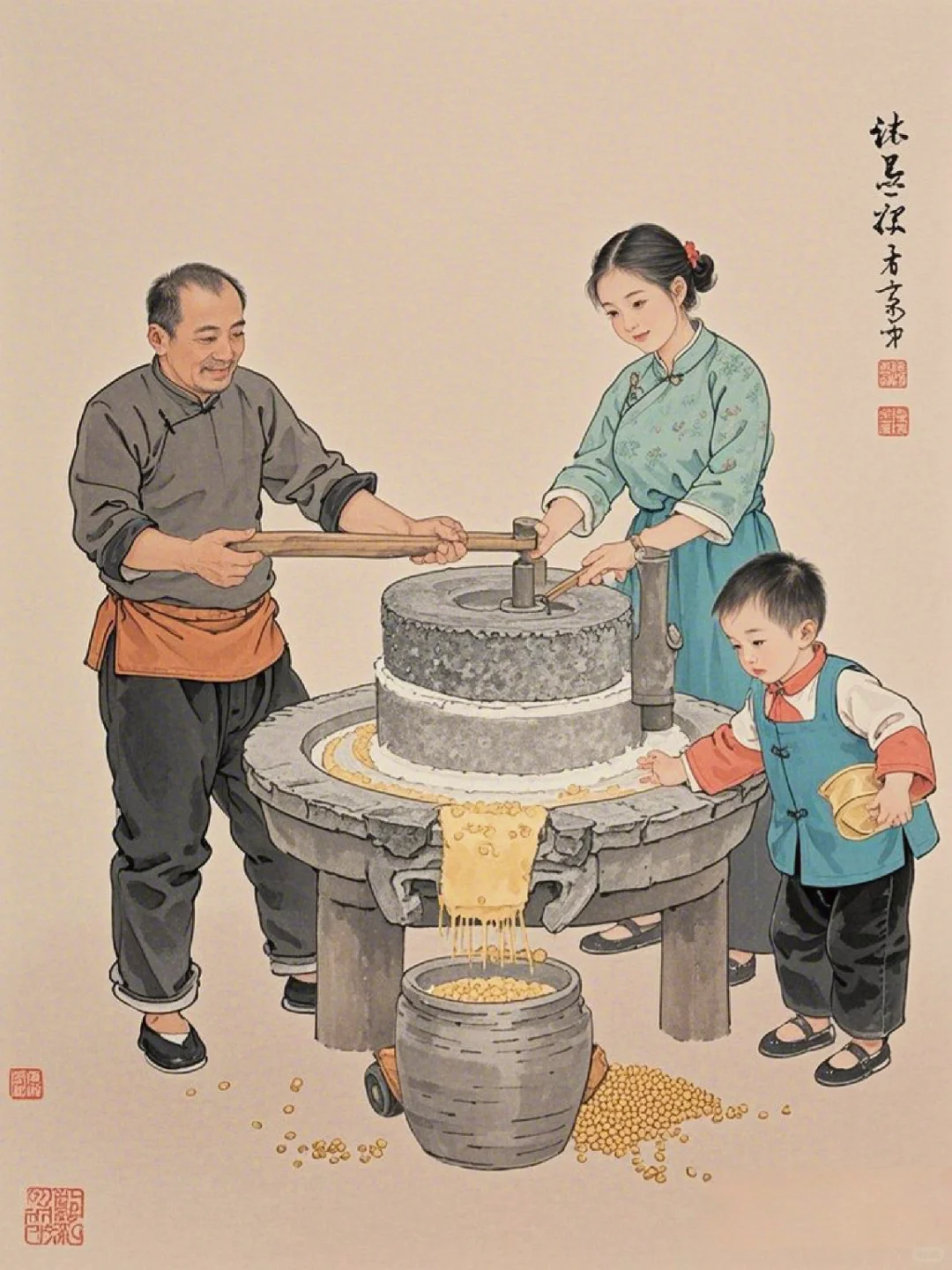 你有多久没有吃过正宗的石磨豆腐了