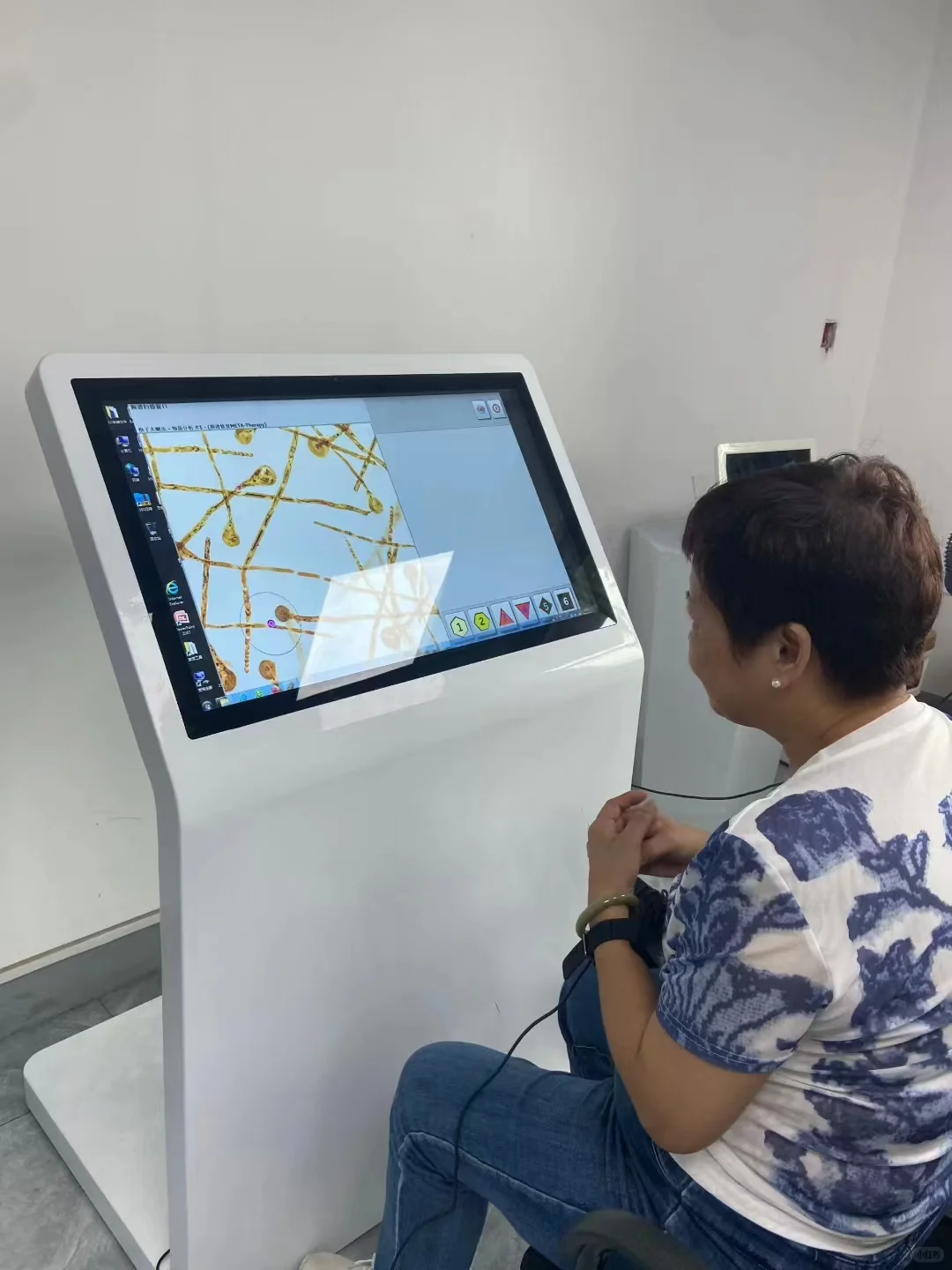 今天带奶奶去做健康体检