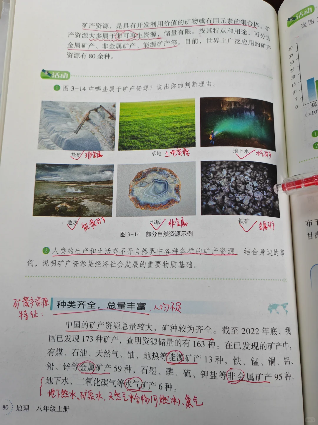 新湘教版地理八上 中国的矿产资源