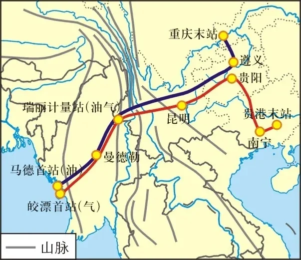 三条陆上天然气管道，供应41%的国内需求量
