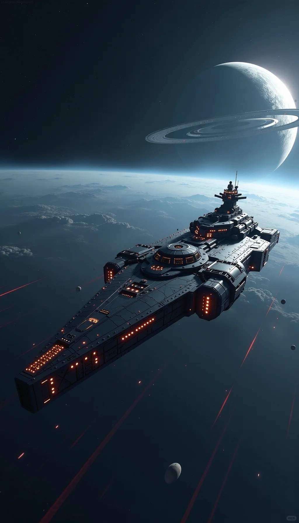 各种式样的太空飞船