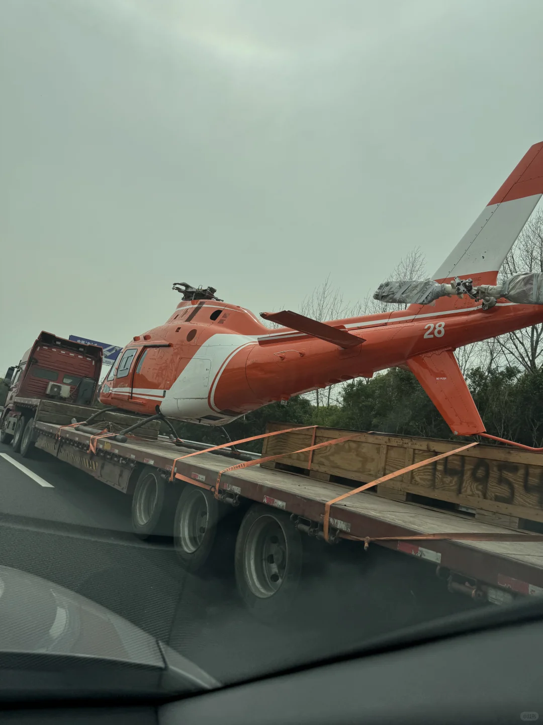 卡车运直升机