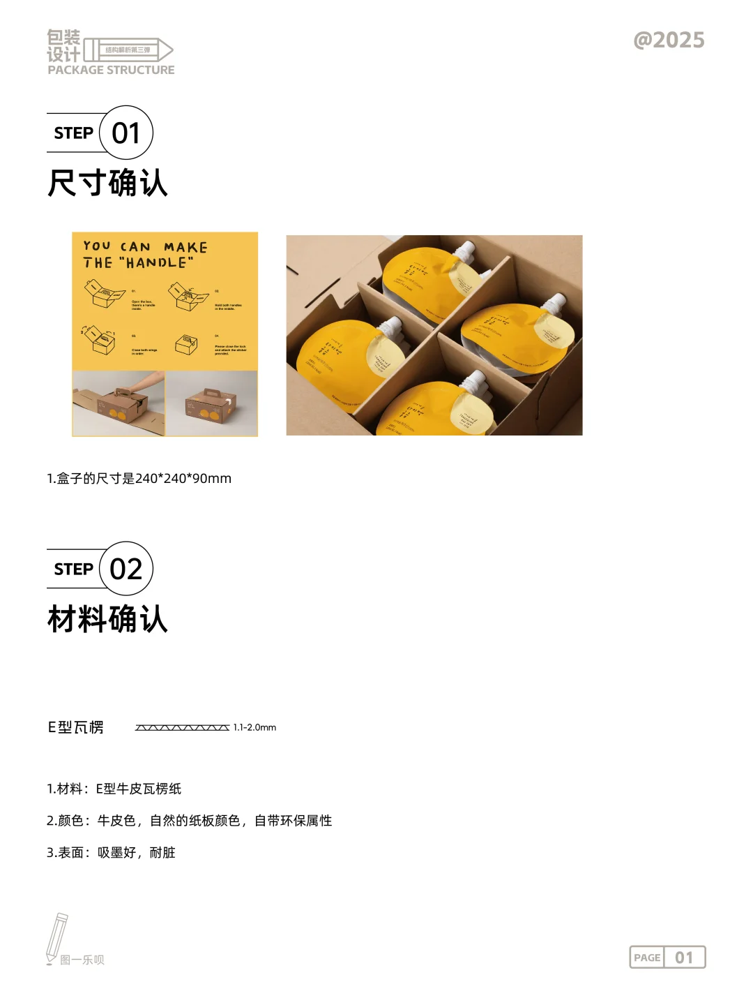 包装结构设计解析之一体成型手提纸盒