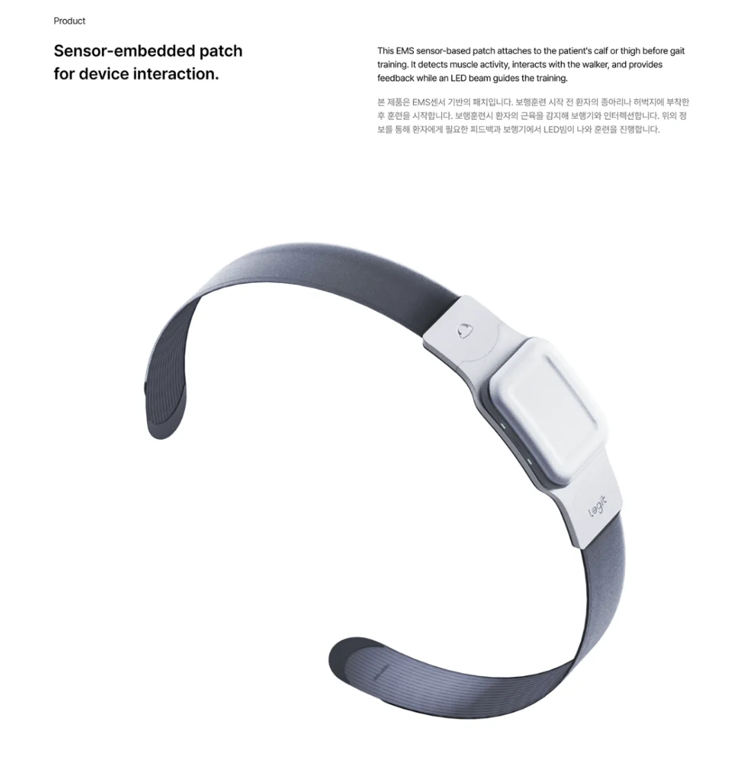 【设计分享】Legit 人工智能康复辅助设备