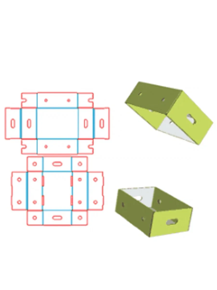 印前拼版排版包装印前dai画刀版图