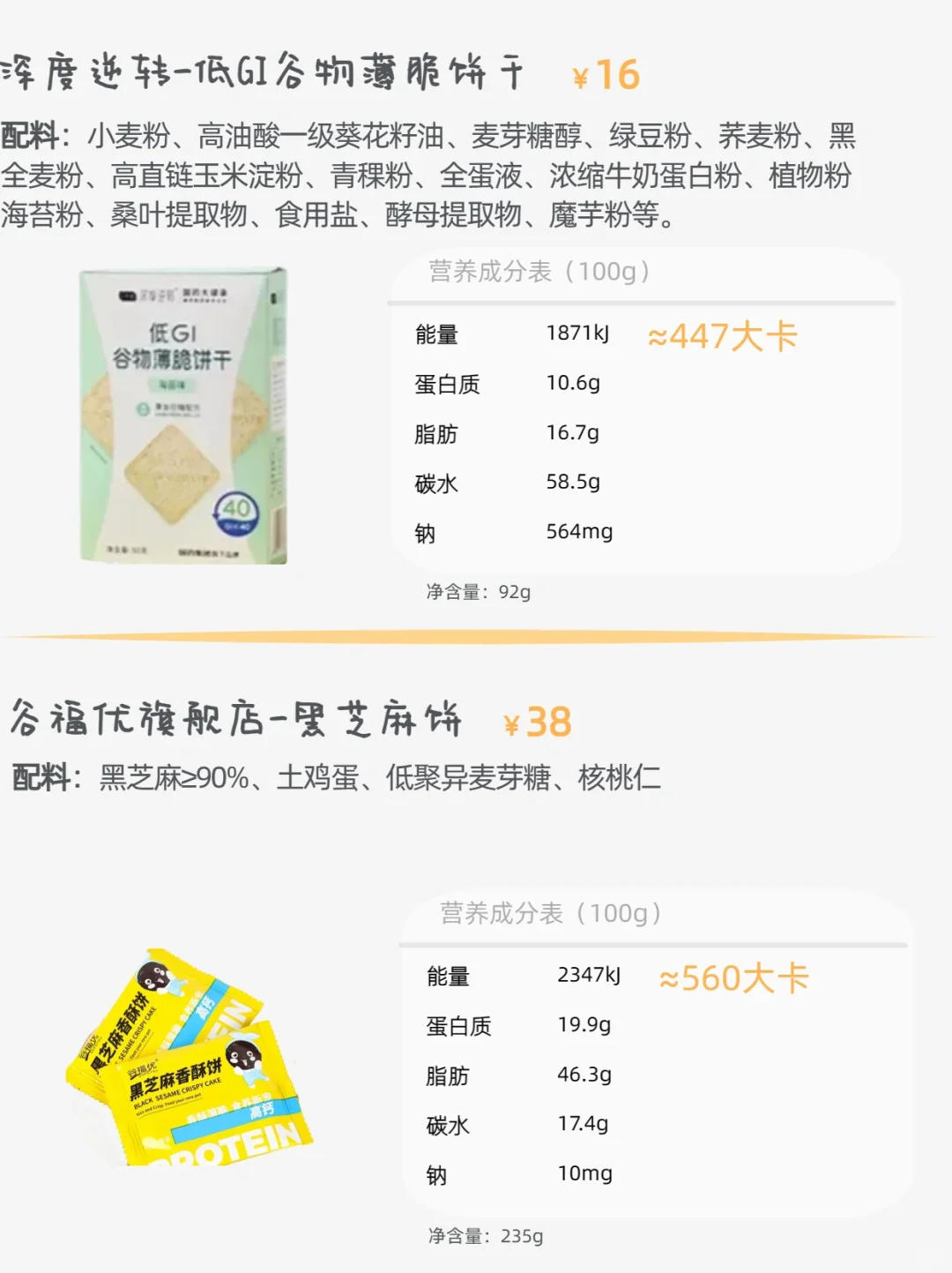 粗粮饼干真好、低卡无蔗糖（2期）?