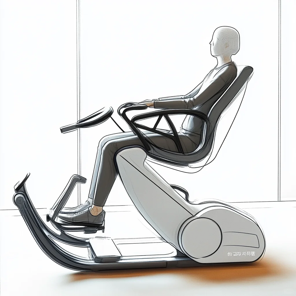 老人康复机MJ生成参考