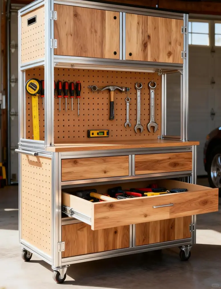 ?工具控狂喜！这工具柜秒变工业风实验室