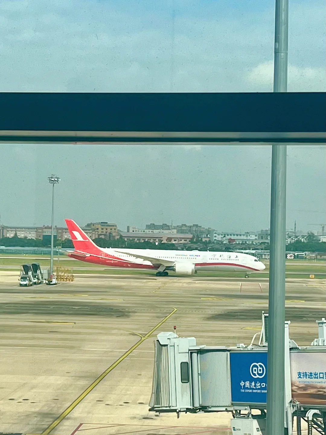 第一次坐上海航空·波音787宽体机