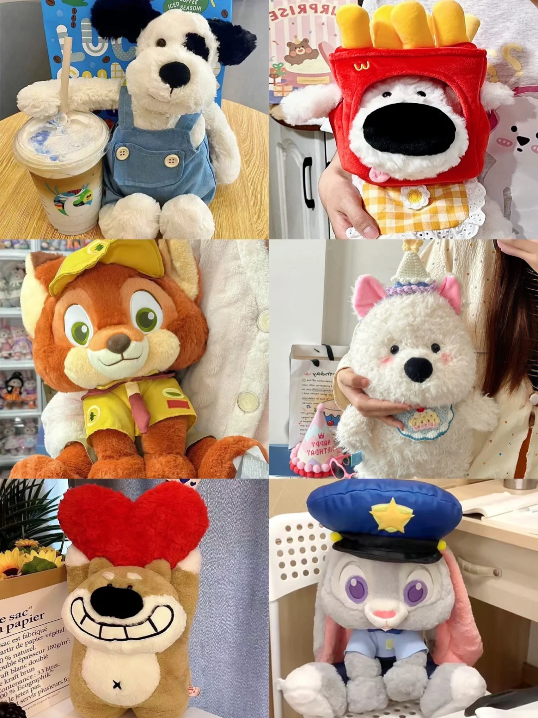 可爱软fufu毛绒公仔合集！幸福感爆棚??