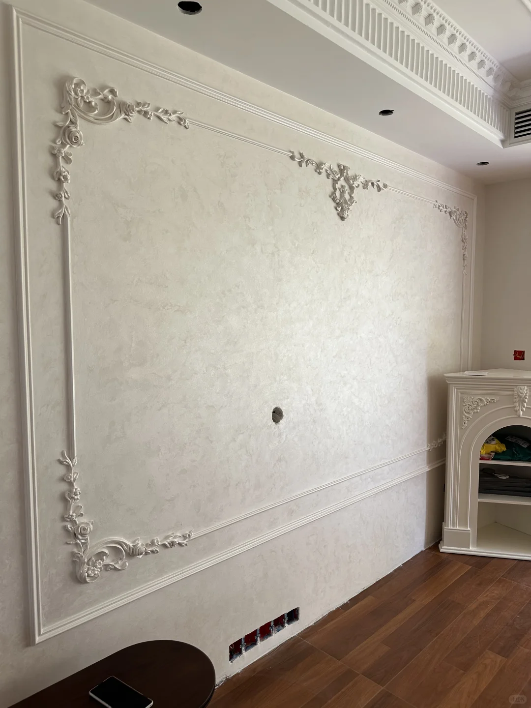 被几万人看过的艺术漆来了～我家的法式墙面！