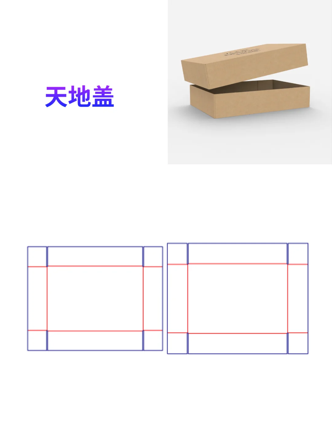 8个经典包装盒型，模型图+展开图分享～