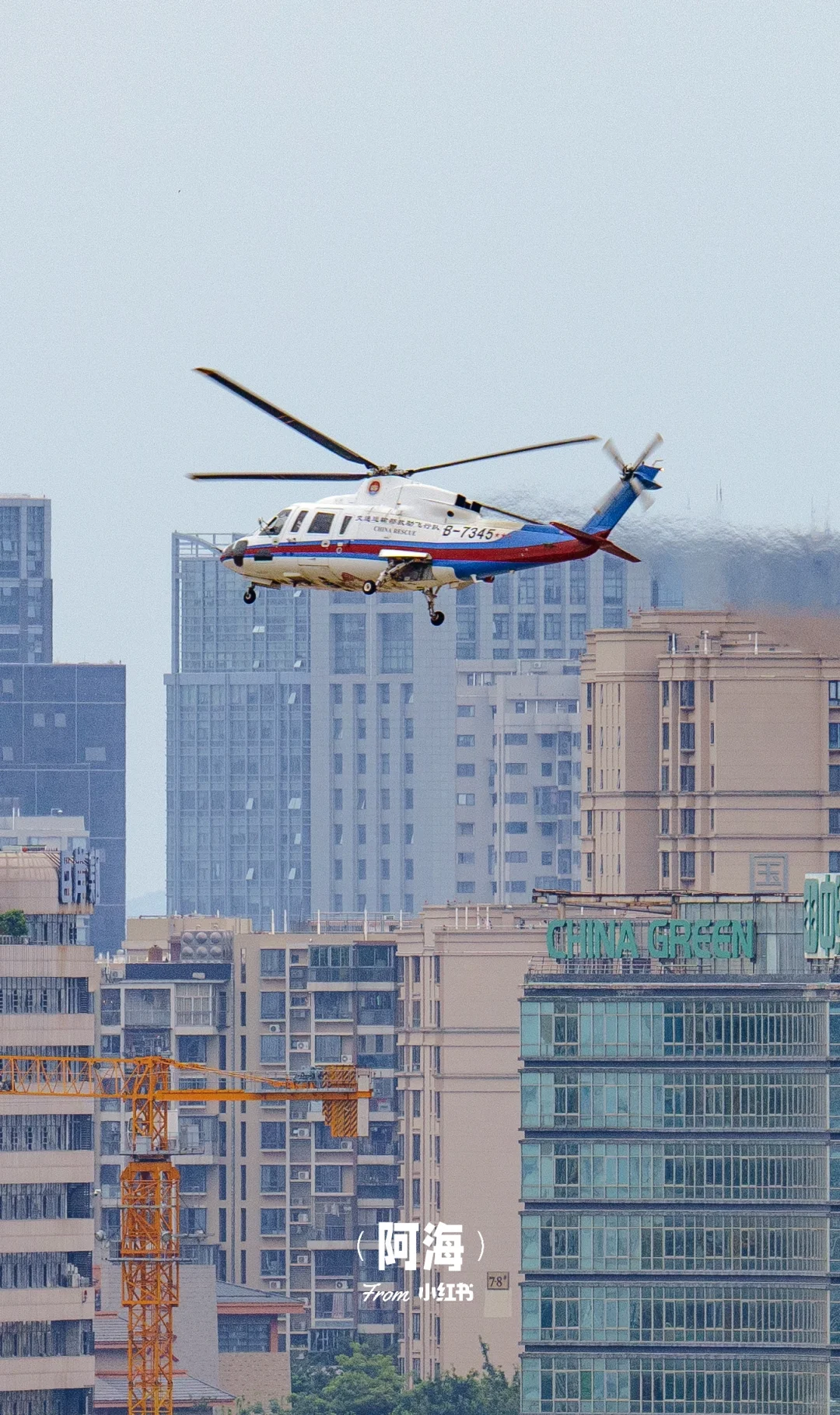 直升机在厦门可是稀罕物