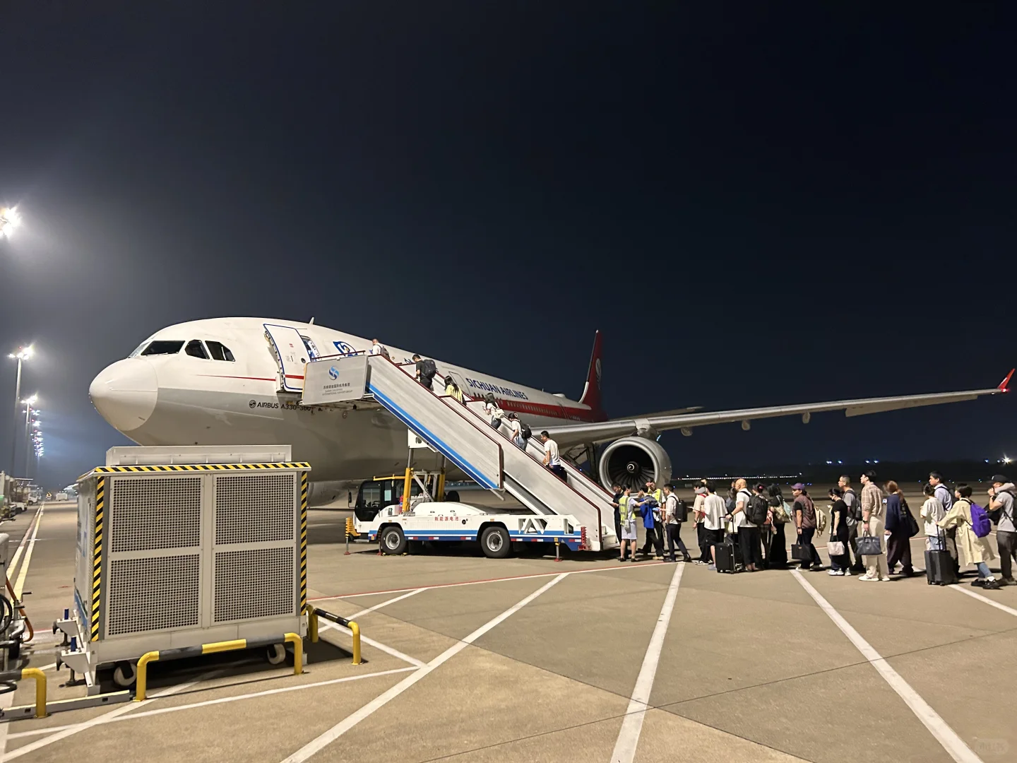 第一次遇到宽体机A330