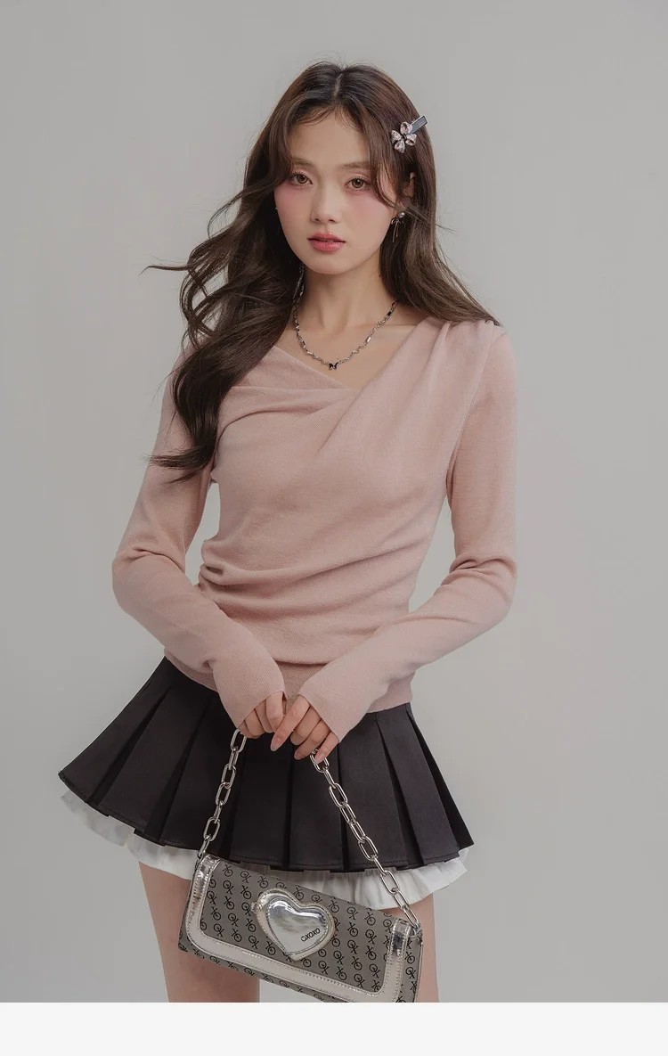 有没有姐妹喜欢这件创意打底衫,有裁剪图